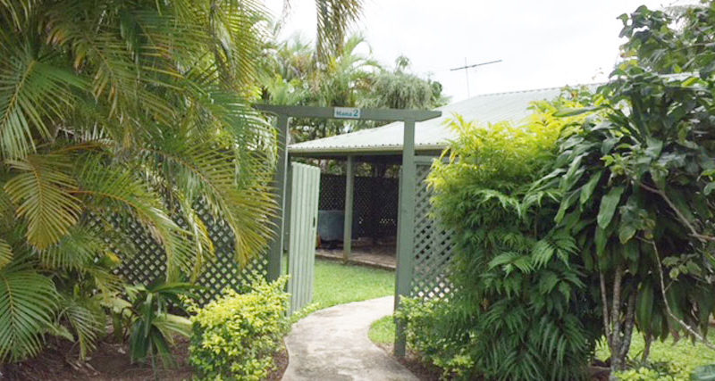 Mana Cottage 2 Entrance
