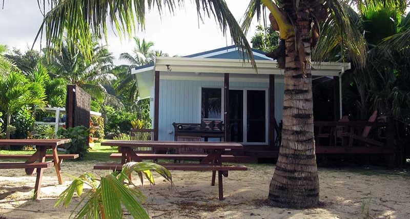 Titikaveka Beach Studio from beach