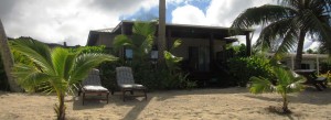 Iro's Beach House from the beach