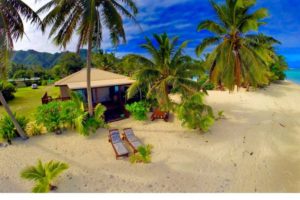 Birdseye view of Iro's Beach Villa