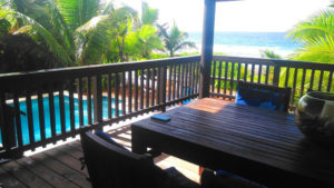 Deck area