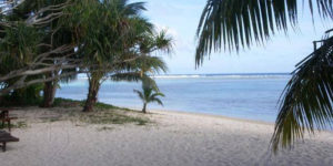 Beach view from Property