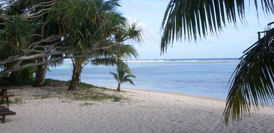 Beach view from Property