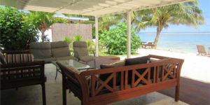 Outdoor lounge area