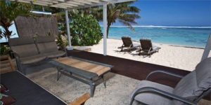 View to beach from Patio