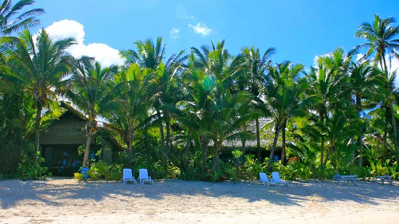 Heliconia Villa from beach