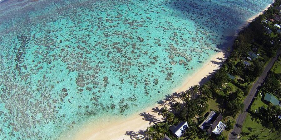 Birdseye view Natura Beach VIlla