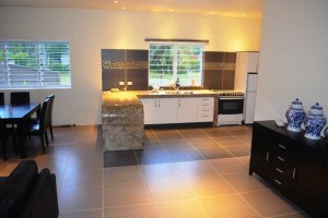 Natura Pool Villa living kitchen