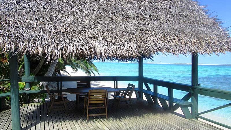 Vai Villas beach deck