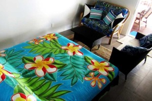 Titikaveka Beach Studio bed