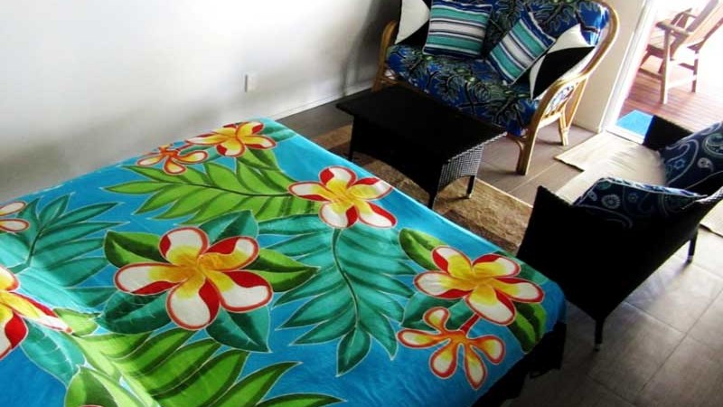 Titikaveka Beach Studio bed