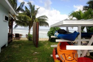 Titikaveka Beach Studio kayaks