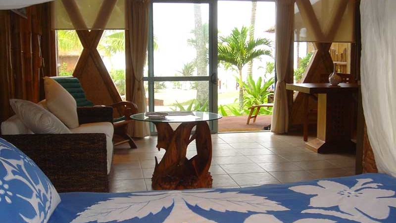 Majic Reef Bungalow view from inside