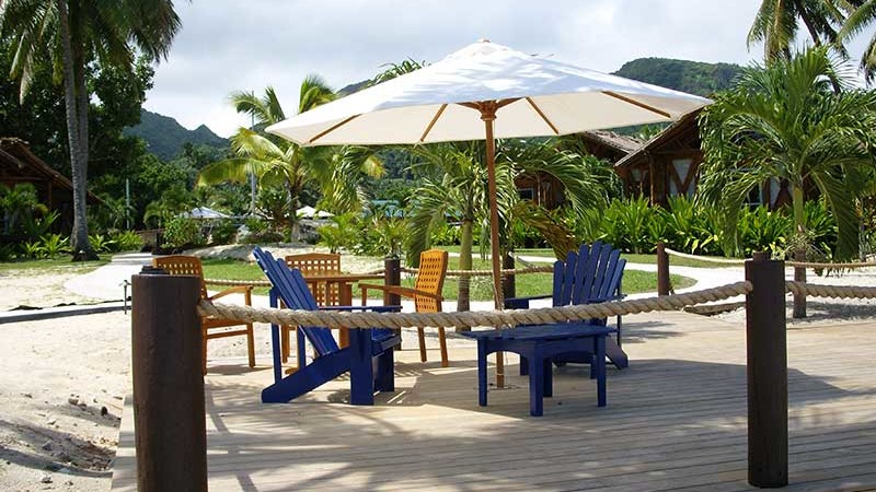 Majic Reef Bungalow sundeck