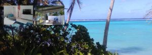 Tinas Beachfront house view panorama
