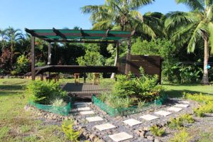 JJ's Retreat BBQ Area closeup - Rarotonga