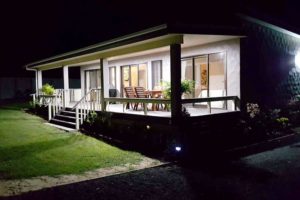 Cook Islands Holiday Villas at Night