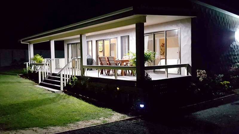 Cook Islands Holiday Villas at Night