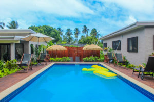 Pool at Cook Island Holiday Villas