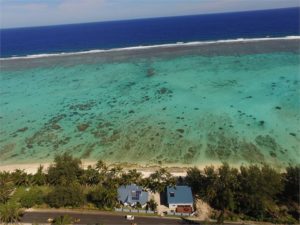 aerial view of beach