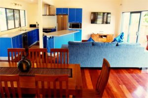 open plan living area