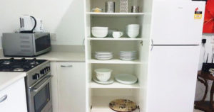 Kitchen shelves