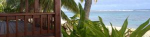 beachfront accommodation rarotonga