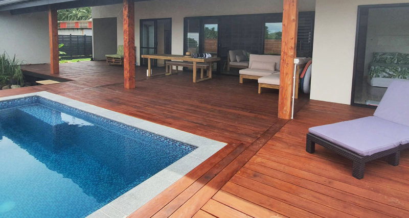 cook islands luxury villa with pool